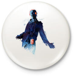 printfashion Walkmandead - Kitűző, hűtőmágnes - Fehér (3074848)