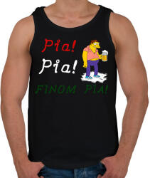 printfashion PIA PIA FINOMPIA - Férfi atléta - Fekete (1379191)