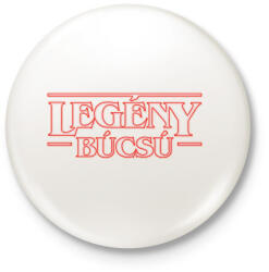 printfashion Legénybúcsú Stranger Things - Kitűző, hűtőmágnes - Fehér (9425288)