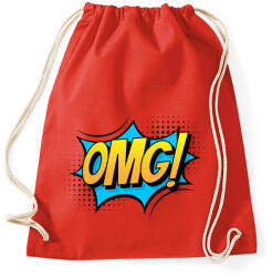 printfashion OMG! - Sportzsák, Tornazsák - Piros (4210760)