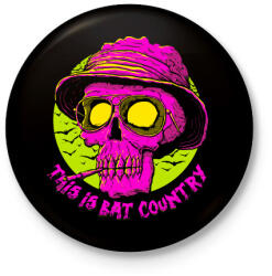 printfashion Denevérország - Kitűző, hűtőmágnes - Fekete (3099255)