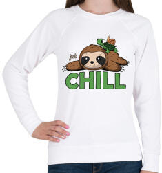 printfashion Just chill - Női pulóver - Fehér (13404128)