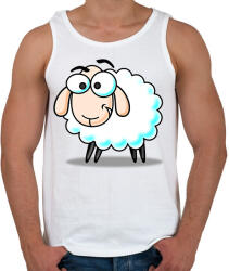 printfashion Bárány - Férfi atléta - Fehér (10287211)