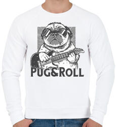 printfashion Rocker mopsz - Férfi pulóver - Fehér (12035346)