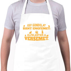 printfashion Egy gondolat - Kötény - Fehér (15755113)
