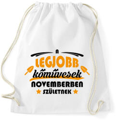 printfashion Legjobb kőművesek - Hónappal - Sportzsák, Tornazsák - Fehér (10289741)