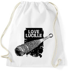 printfashion Love Lucille - Sportzsák, Tornazsák - Fehér (379767)