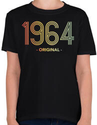 printfashion 1964 - Gyerek póló - Fekete (11979192)