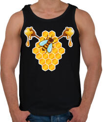 printfashion Méhész - Férfi atléta - Fekete (8956707)