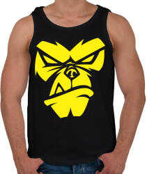 printfashion Dühös majom - Férfi atléta - Fekete (1273423)