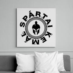 printfashion Spártai Kemál - Vászonkép - Fehér (6633595)