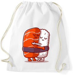 printfashion Sushi ölelés - Sportzsák, Tornazsák - Fehér (6019169)