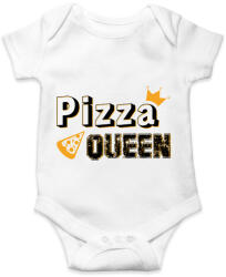 printfashion Pizza királynő - Baba Body - Fehér (9403135)