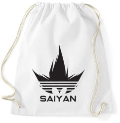 printfashion Saiyan - Sportzsák, Tornazsák - Fehér (821028)