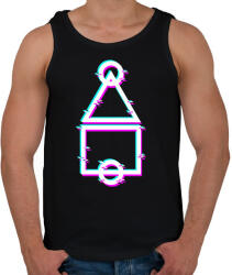 printfashion Squid Game Logo - Férfi atléta - Fekete (5445601)