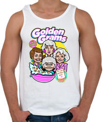 printfashion Granny-díj - Férfi atléta - Fehér (5107474)