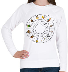 printfashion Vízöntő - Női pulóver - Fehér (869740)