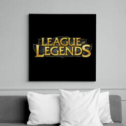 printfashion League of Legends - Vászonkép - Fekete (6643739)