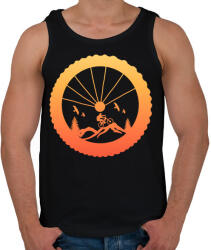 printfashion MOUNTAIN BIKE - Férfi atléta - Fekete (5012500)