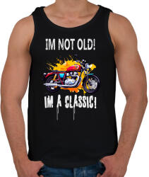 printfashion IM NOT OLD - Férfi atléta - Fekete (15887418)
