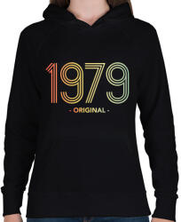 printfashion 1979 - Női kapucnis pulóver - Fekete (11985236)
