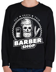printfashion Barbershop 2 - Gyerek pulóver - Fekete (6185815)