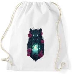printfashion Farkasok - Sportzsák, Tornazsák - Fehér (1049227)