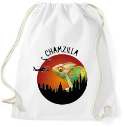 printfashion Chamzilla - Sportzsák, Tornazsák - Fehér (7181460)