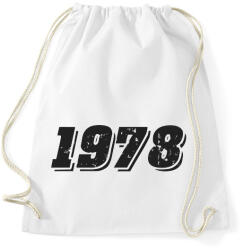 printfashion 1978 - Sportzsák, Tornazsák - Fehér (6178589)