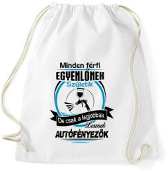 printfashion Autófényező születésnap - Sportzsák, Tornazsák - Fehér (994633)