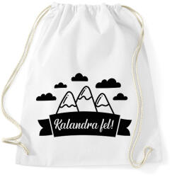 printfashion Kalandra fel! - Sportzsák, Tornazsák - Fehér (6866884)