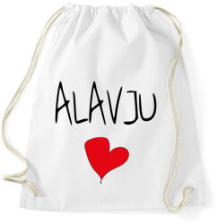 printfashion ALAVJU - I love you meme - Sportzsák, Tornazsák - Fehér (5587380)