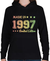 printfashion 1997 - Női kapucnis pulóver - Fekete (6172336)