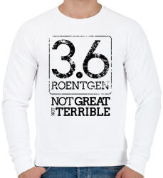printfashion 3.6 Roentgen (Black) - Férfi pulóver - Fehér (1559366)