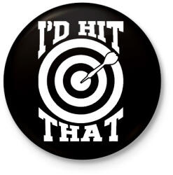 printfashion I's hit that - Kitűző, hűtőmágnes - Fekete (11742529)