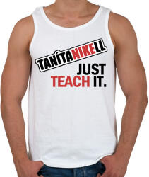 printfashion tanítanikell - Férfi atléta - Fehér (6343950)