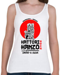 printfashion Hattori Hanzo - Női atléta - Fehér (1461328)
