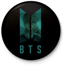 printfashion bts-jimin - Kitűző, hűtőmágnes - Fekete (6289297)