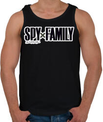 printfashion Spy x Family logó - Férfi atléta - Fekete (14857971)