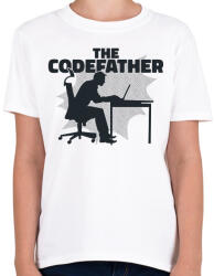 printfashion The Codefather - Gyerek póló - Fehér (7626199)