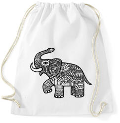 printfashion Elefánt - fekete - Sportzsák, Tornazsák - Fehér (12016530)