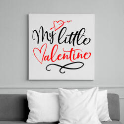 printfashion My Little Valentine - Vászonkép - Fehér (6630048)