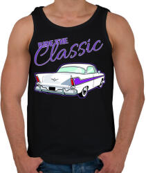 printfashion Classic car - Férfi atléta - Fekete (4236448)