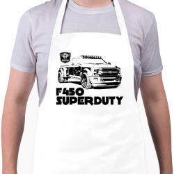 printfashion F450 SuperDuty - Kötény - Fehér (13310401)