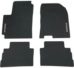 Hyundai Kona gumiszőnyeg 2017-2022, 4db-os gyári gumiszőnyeg, (Hybridhez, EV-hez nem jó) - buzzrack