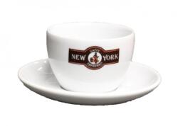 New York cesti ceramice espresso cu farfurii 6 buc