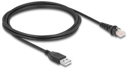 Delock RJ50 A-típusú USB 2.0 vonalkód olvasó kábel 2 m (90611) (90611)