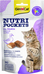 GimCat Nutri Pockets jutalomfalat - Kacsa 60g - pegazusallatpatika