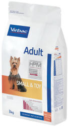 Virbac HPM Adult Dog Small & Toy Dental száraz eledel 3kg