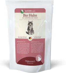 Herrmanns Bio csirkehús menü macskáknak 96% hústartalommal 100g - pegazusallatpatika